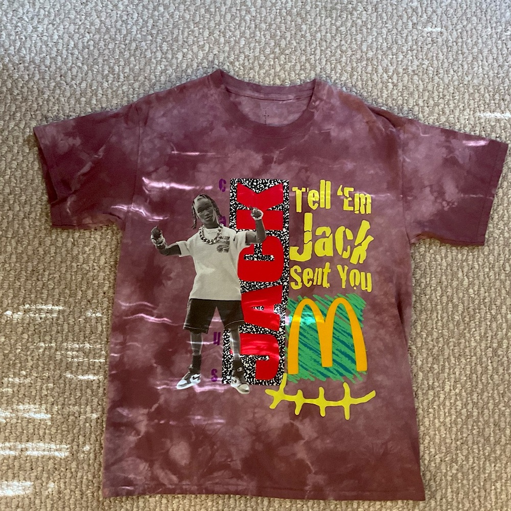Authentic Cactus Jack by Travis Scott McDonald’s Tee Sz LG